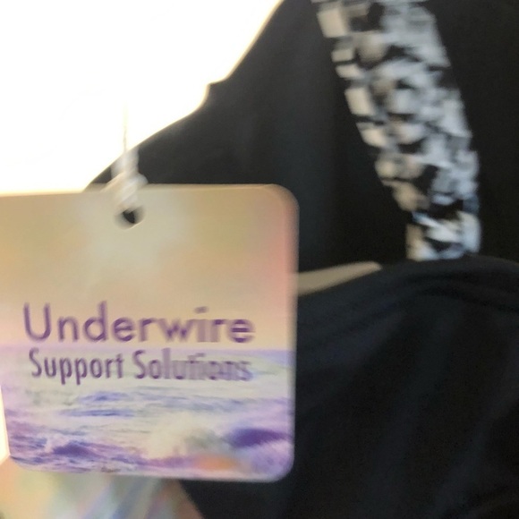 New Coco Rave Black Swim Top Women's Size M/L 34/36 C Cup - Picture 5 of 5